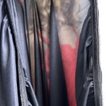 Vintage Velrose Half Slip Skirt Plus Size 5X Black 100% Nylon USA Made 31" Long Photo 3