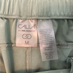 Calia by Carrie Underwood Lightweight Regular Fit Pants Size Medium Olive Green Photo 5