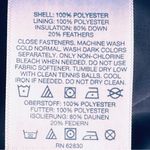 Lands' End  Floral Navy Down Vest Plus Size Women’s Size 18 Photo 14