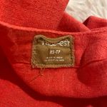 Free People  Full of Sunshine Linen Mini Dress in Aged Coral XS Photo 6