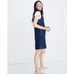 Madewell  Dark Denim Tie Strap Mini Dress Photo 10