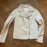 American Eagle cream fitted classic moto XS jacket Photo 0