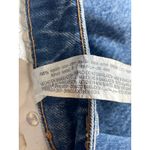ZARA  Women's Blue Medium Wash High Waisted Wide Leg Denim Jeans Shorts Size 10 Photo 3