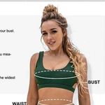 Nwot Caribbean Blue, Knot Tie Swimsuit Top Blue Size XL Photo 3