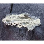 American Eagle Hi-Rise Jegging Dark Wash Raw Hem Size 0 Photo 3