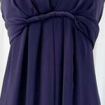 Vineyard Collection Women 4 Bridesmaid‎ Dress Strapless Purple Twist Chiffon Photo 5