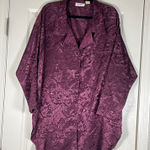 Victoria's Secret Victoria’s Secret Women’s Vintage Gold Label Long Sleeve ButtonUp Nightgown M/L Photo 0