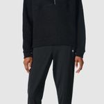 Sweaty Betty Restful Boucle Half Zip Sweatshirt, Burgundy, Women’s 8 Photo 11