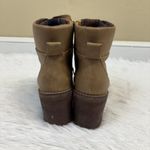 Crown Vintage Women's Lace Up Heeded Holliss Boots Mocha Tan Brown Size 7.5 Photo 3