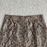 Karina Grimaldi  Snake Print Mini Skirt - Gray Photo 3