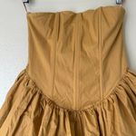 Klesis Golden Brown Corset Bubble Dress Size Small Tan Photo 6