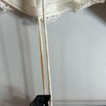 Jenny Yoo Collection Lace Mini Dress in white/gold in size 12. Photo 5