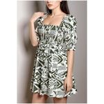 MISA Los Angeles  Zadie Puff Sleeve Babydoll Dress Photo 2