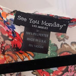 See You Monday  floral open shawl Photo 3