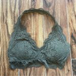 Aerie Wildflower Lace Padded Halter Bralette Size M Photo 4