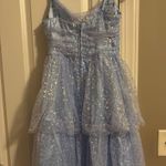 B Darlin Darlin B Homecoming Dress Blue Sparkly Photo 0