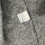 Neiman Marcus  Cashmere Collection Metallic Trim Open Cardigan – Gray, Size Small Photo 4