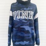 PINK - Victoria's Secret VS Pink Sherpa Lined Campus Cowl Neck Size Medium Photo 0