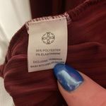 Amazon Boutique Velvet Robe Burgundy Embroidered Women Medium Bride Bachelorette Gift Photo 7