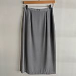 Vintage 90’s Paul Harris gray pencil maxi skirt career chic Size 6 Photo 1