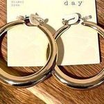 A New Day  hoop earrings fashion jewelry nickel free New size medium Photo 0