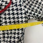 Disorderly Conduct size 3/4 XS small vintage houndstooth blazer jacket black whi Photo 4