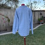 Light Wash Denim Shacket Blue Size XXL Photo 1