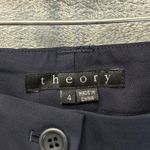 Theory  Wool Stretch Navy Blue Straight Leg Dress Pants Women's 4 Photo 5