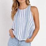 Bella Dahl Swing Tank White Stripe Photo 0
