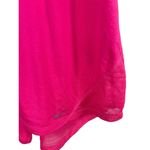 Nike  Dri Fit Barbie Pink Vented Racerback Activewear Curved Hem Tank Top M Photo 6