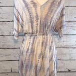 Cynthia Rowley  100% Linen Beach Coverup Tie Dye Pink/Purple/Blue-Small Photo 3