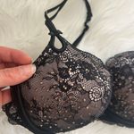 Victoria's Secret  limited edition Gorgeous bra size 34C black push-up with stone Photo 7