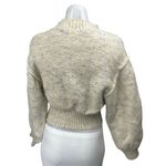 Urban Outfitters  Kimchi Blue Elise Beige Balloon Long Sleeve Mock Neck Sweater S Photo 1