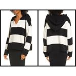 πATMπ Chenille Bold Stripe Hoodie Sweatshirt Size XS Photo 10