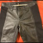 William Rast  black leather boot cut pants. EUC. Photo 4