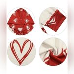 “Yes I’m Cold “with Love Heart Graphic Print Long Sleeve Pullover with hoodie Red Size XL Photo 7