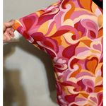 Retro Tunic Sz2X Short Slv Boutique Buttery Soft V Neck Matching Necklace Incl Size 2X Photo 2