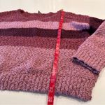 Rue 21 Boucle Knit Striped Sweater Size Medium Photo 4