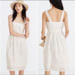 Madewell Eyelet Tiered Midi white dress Photo 3