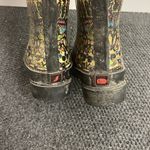 Sak Roots Peace Elephants Green Pink Rain Boots Womens Size 7 Photo 2