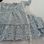 Yoins  blue‎ and white floral dress size medium Photo 6