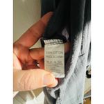 Womens Gray Linen Blend Wide Leg Cropped Jumpsuit Overalls Boho Casual Size S Photo 7