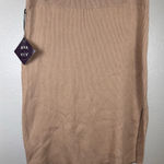 Ava & Viv  Beige Pencil Skirt Photo 0