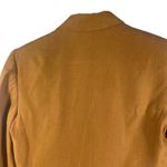 Vtg Linda Allard Ellen Tracy Linen Blazer 4 Korea Camel Brown Jacket Office Tan Photo 5