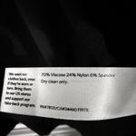 Eileen Fisher  Open Front Black Kimono Jacket Long Side Slit Minimalist Crepe NWT Photo 6