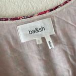 Ba&sh Nina Dress Pink Floral Tiered Ruffle Puff 3/4 sleeves minidress Photo 4