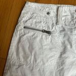 Vintage Y2K French White Cargo Mini Skirt Size 4 Photo 3