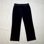 New York & Co. Black Velour Drawstring Pants | Medium Tall Photo 1