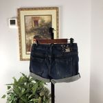 Iris  Jeans Cut Off Shorts Modern Vintage Black Stone Washed Size Small Photo 2