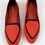 Birdies  The Blackbird Orange Knit Pointed Flats Size 7 Photo 0